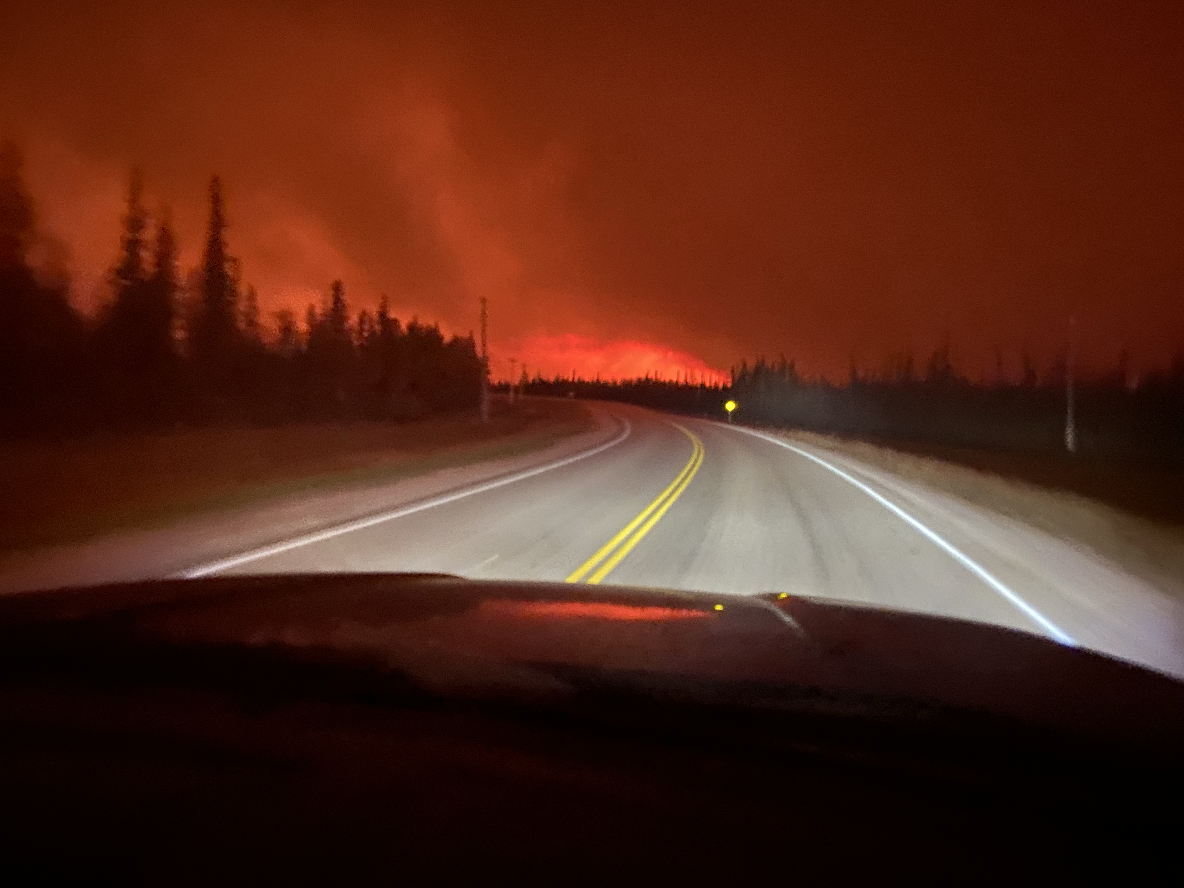 Fire in the sky